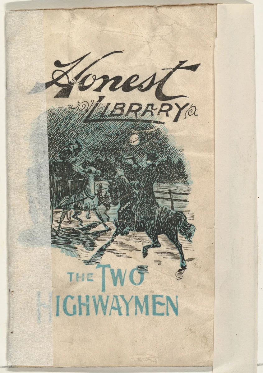 The Two Highwaymen, from the Honest Library series (N115) issued by Duke Sons & Co. to promote Honest Long Cut Tobacco by W. Duke, Sons & Co., print, 1896