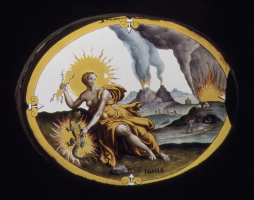The Elements: Fire by Christoph Murer, painting, 1600-1615