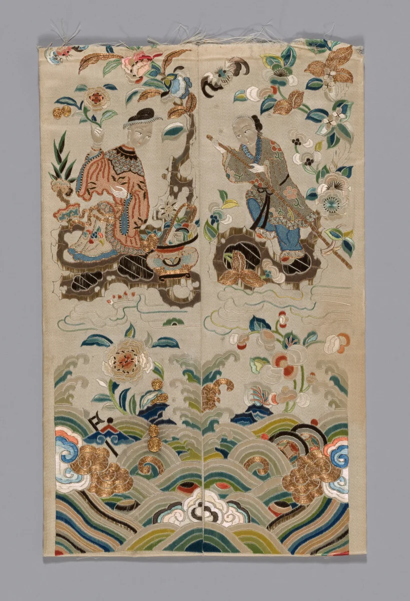 Sleeve band by Han-Chinese, textile, 1801-1900