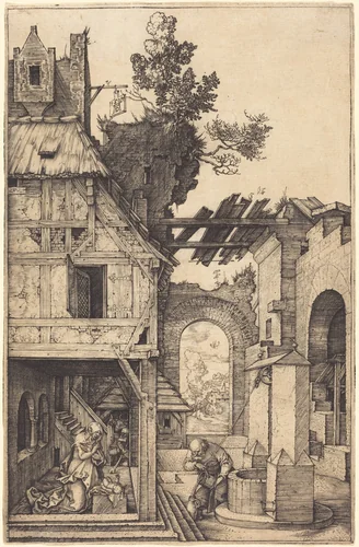 The Nativity by Albrecht Dürer, print, 1504