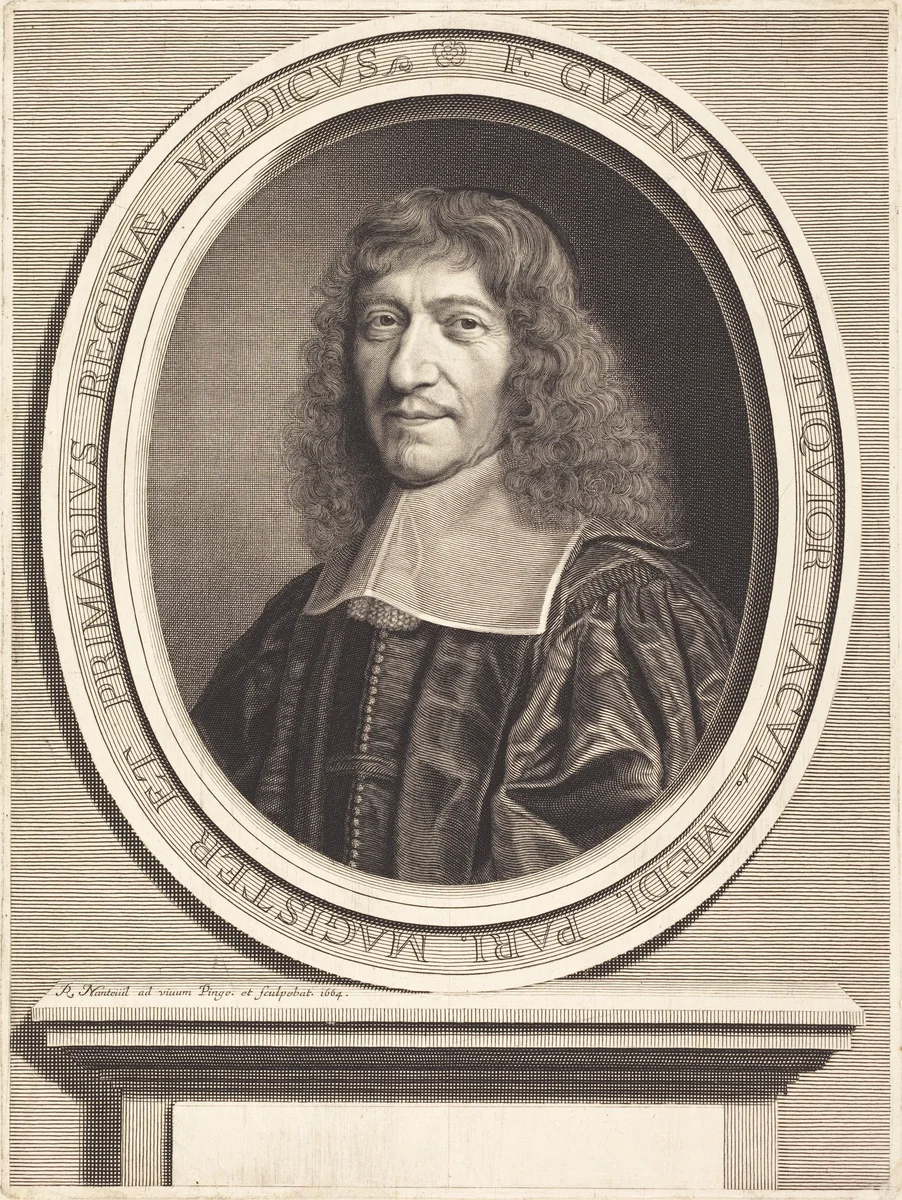 Francois Guenault by Robert Nanteuil, print, 1664