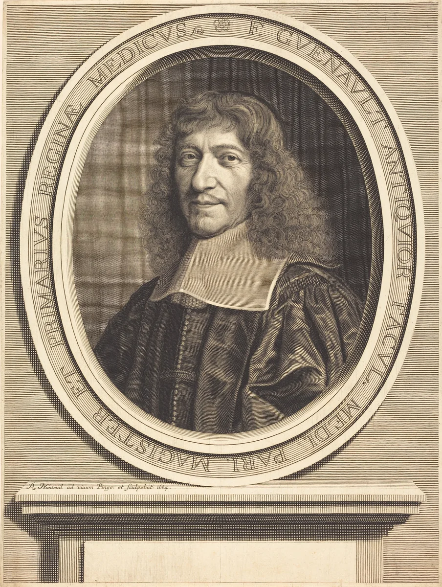 Francois Guenault by Robert Nanteuil, print, 1664