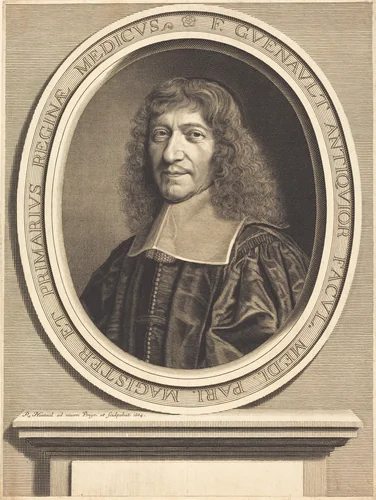 Francois Guenault by Robert Nanteuil, print, 1664