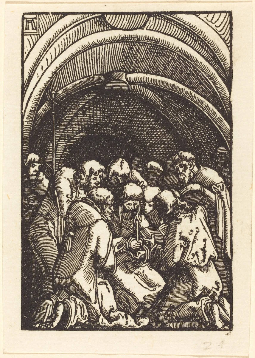 The Death of the Virgin by Albrecht Altdorfer, print, 1513