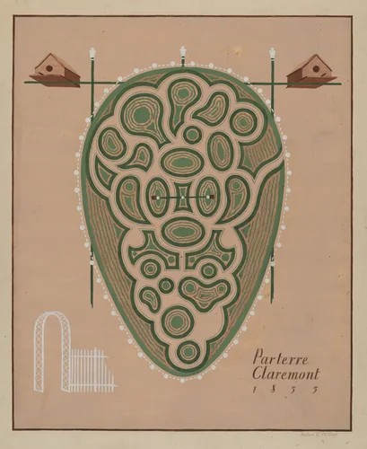 Parterre Claremont by Helen Miller, index of american design, 1936