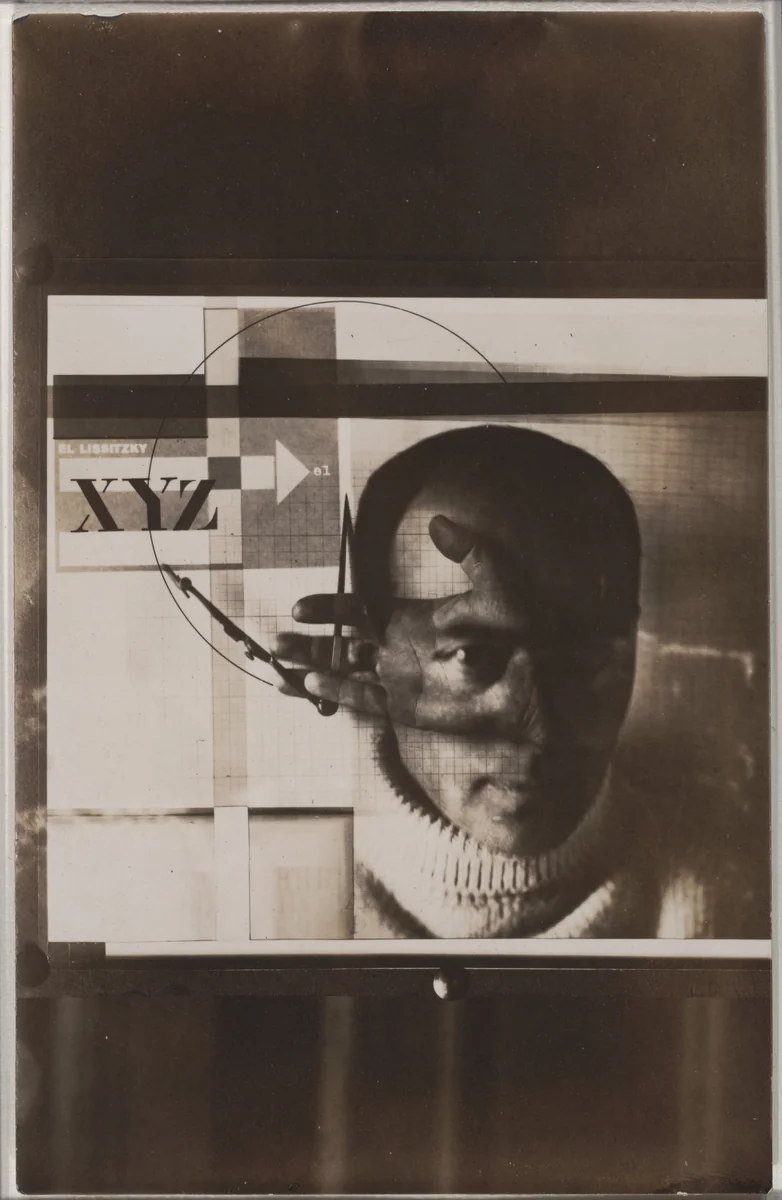 Self-Portrait by El Lissitzky, photograph, 1924