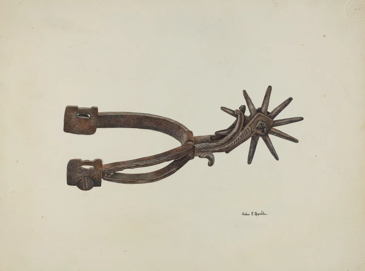 Spur by Arthur P. Reynolds, index of american design, 1940