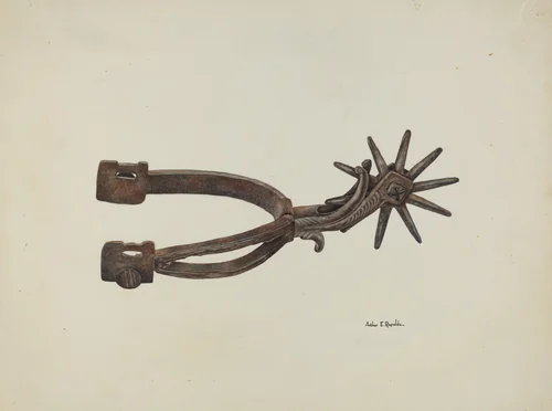 Spur by Arthur P. Reynolds, index of american design, 1940