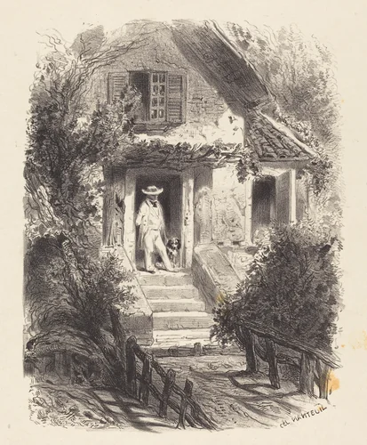 Music Title by Célestin Nanteuil, print, 1813-1873