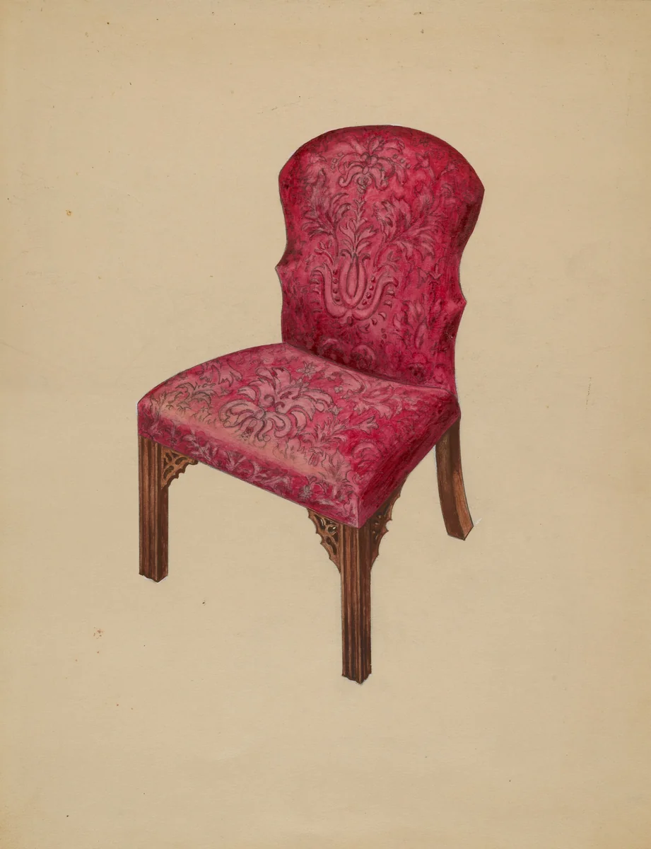 Side Chair by Arthur Johnson, index of american design, 1936