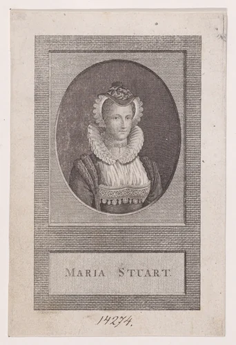 Mary, Queen of Scots by Caspar Weinrauch, print, 1771-1835