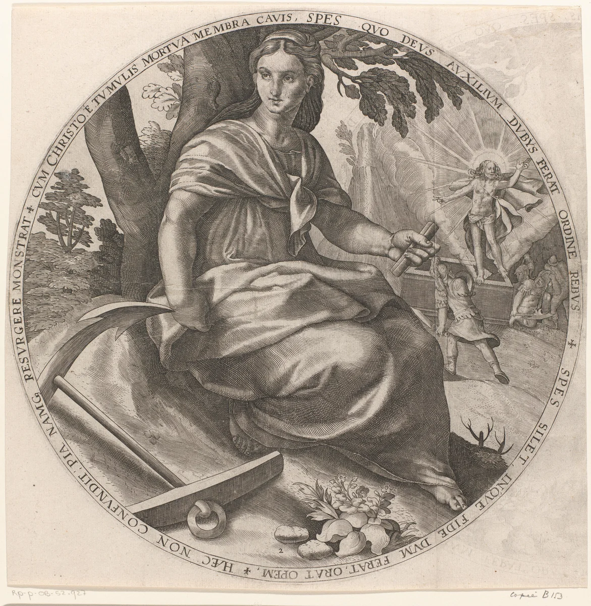 Hoop by anonymous, print, 1592-1635