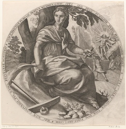 Hoop by anonymous, print, 1592-1635