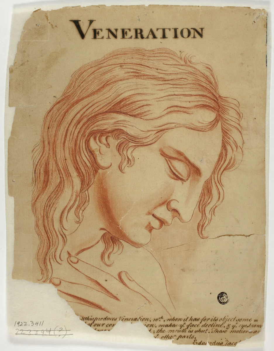 Veneration by Charles Le Brun, drawing, 1698-1799