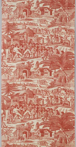 Piece by John Marshall and Sons, textile, 1800-1815