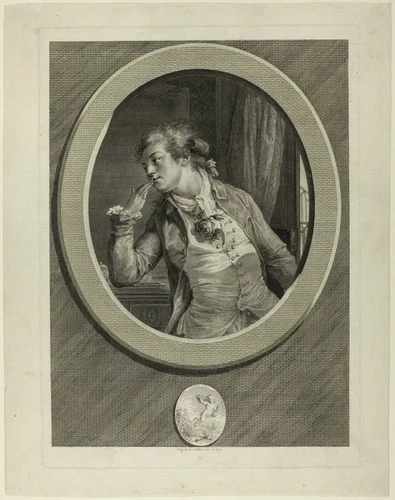 Depend on my Promises by Augustin de Saint-Aubin, print, 1744-1780