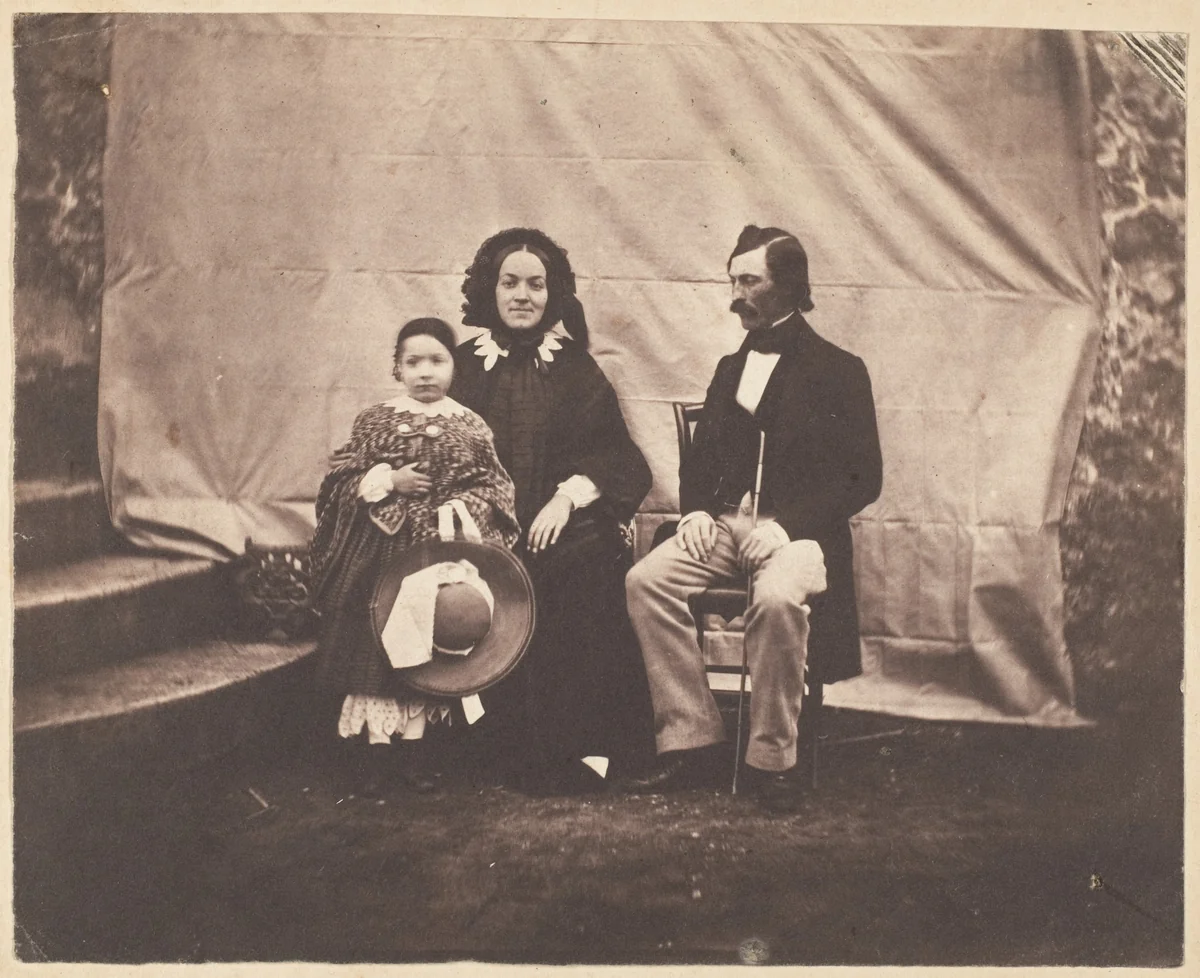 [Family Group] by Charles Nègre, photograph, 1854