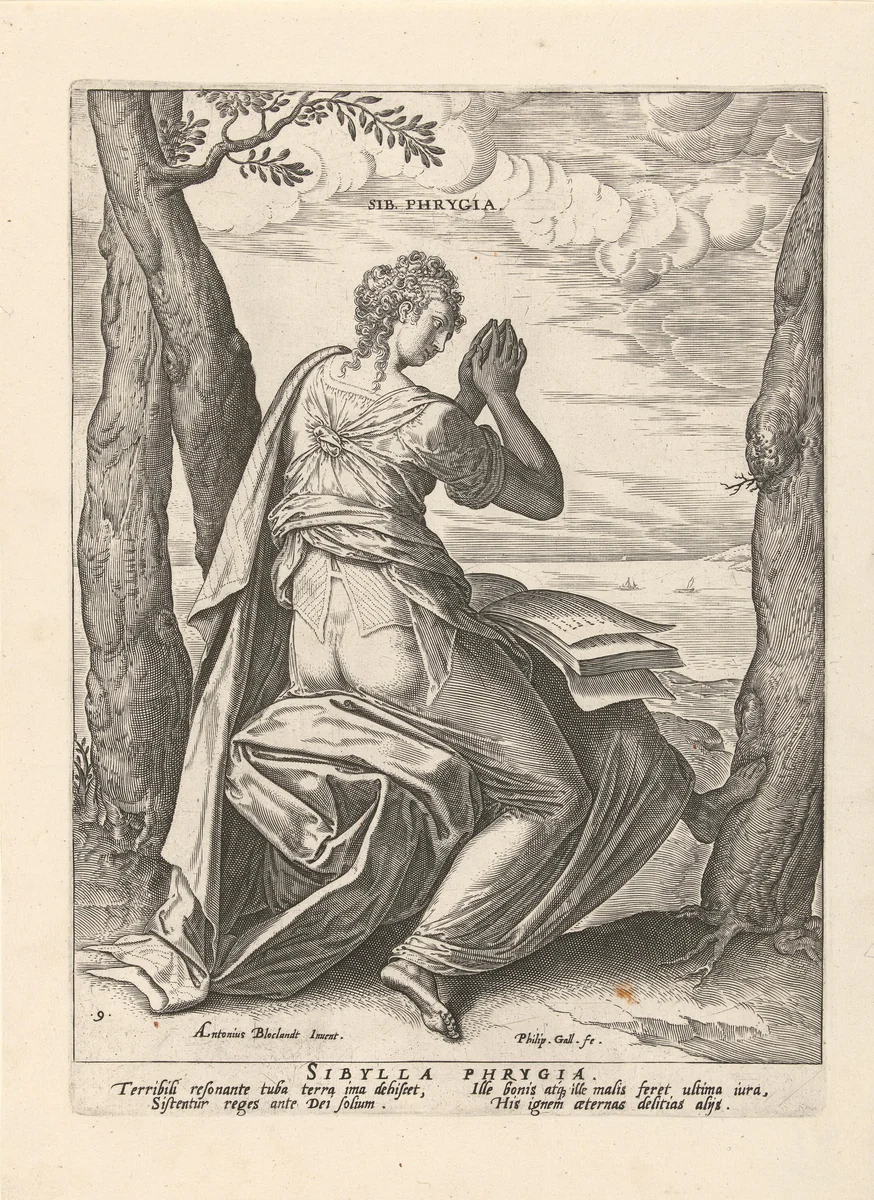 Frygische Sibille by Unknown, print, 1575