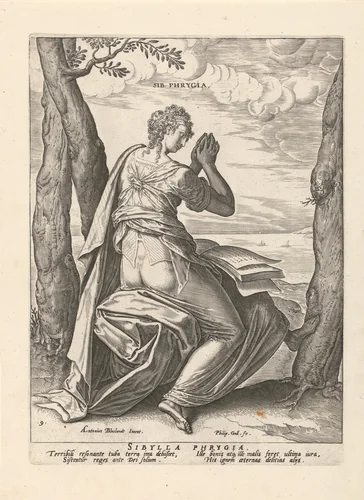 Frygische Sibille by Unknown, print, 1575