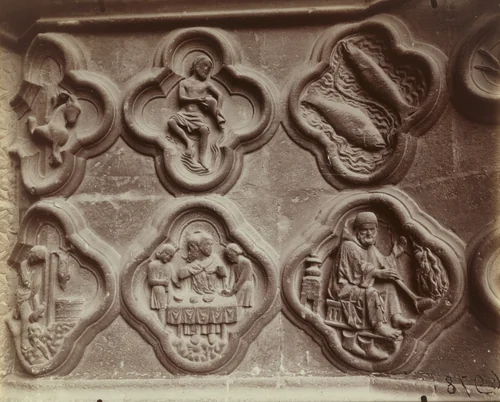 Amiens, portail by Eugène Atget, photograph, 1921