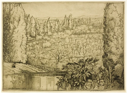 Tuscany by Donald Shaw MacLaughlan, print, 1909