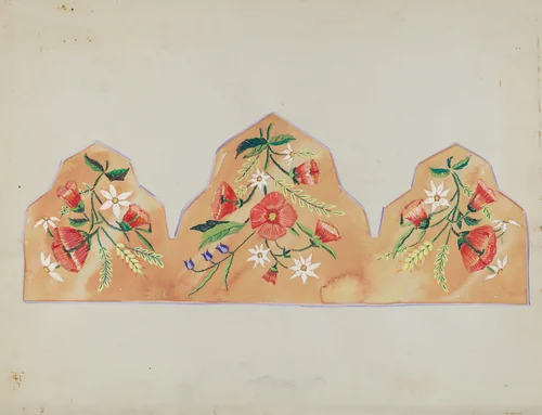 Textile by American 20th Century, index of american design, 1935-1942