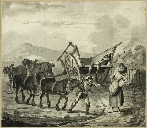 Giles Dolt by George Samuel English, drawing, 1785-1823