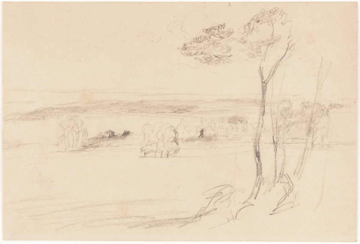 Trouville-sur-Mer by Randolph Caldecott, drawing, 1879