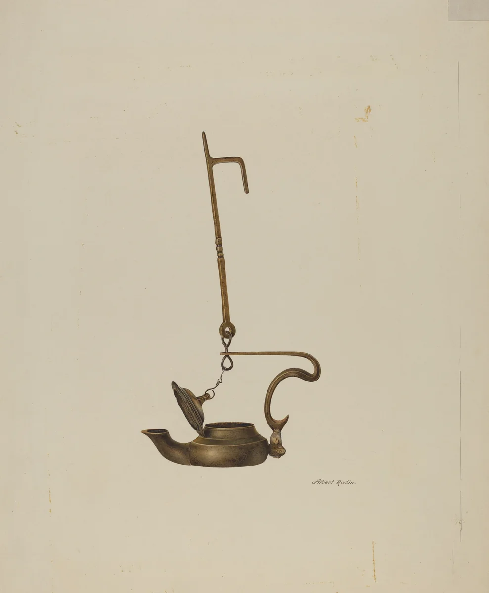 Betty Lamp by Albert Rudin, index of american design, 1940