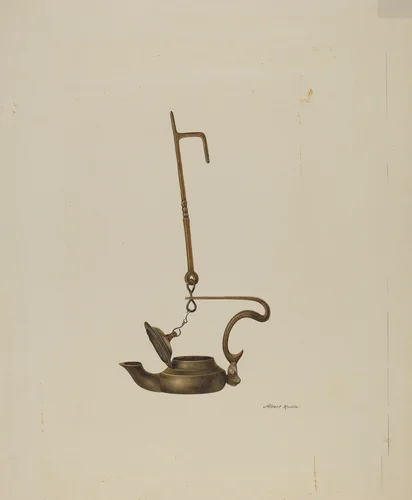 Betty Lamp by Albert Rudin, index of american design, 1940