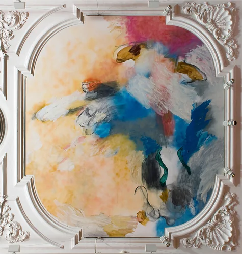 Icarus Atlanticus: Allegory of Human Vanity by Ger Lataster, painting, 1987