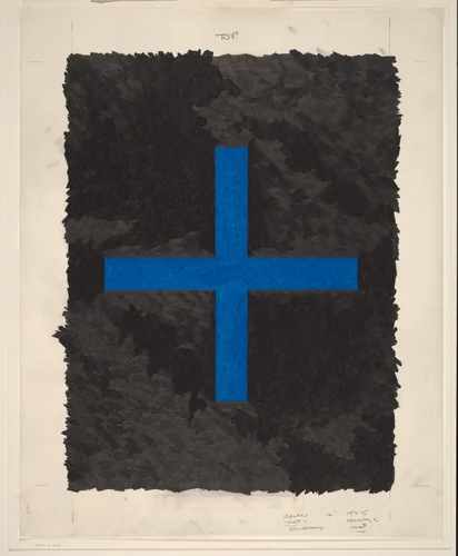 Untitled Drawing F#1 - 93 by Stephen Antonakos, drawing, 1993