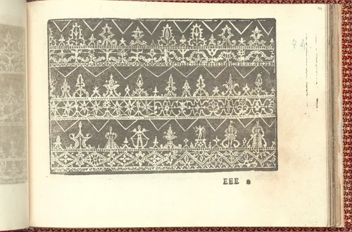 Corona delle Nobili et Virtuose Donne: Libro I-IV, page 74 (recto) by Cesare Vecellio, book, 1601