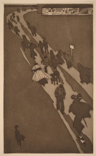 November by Eugen Kirchner, print, 1896