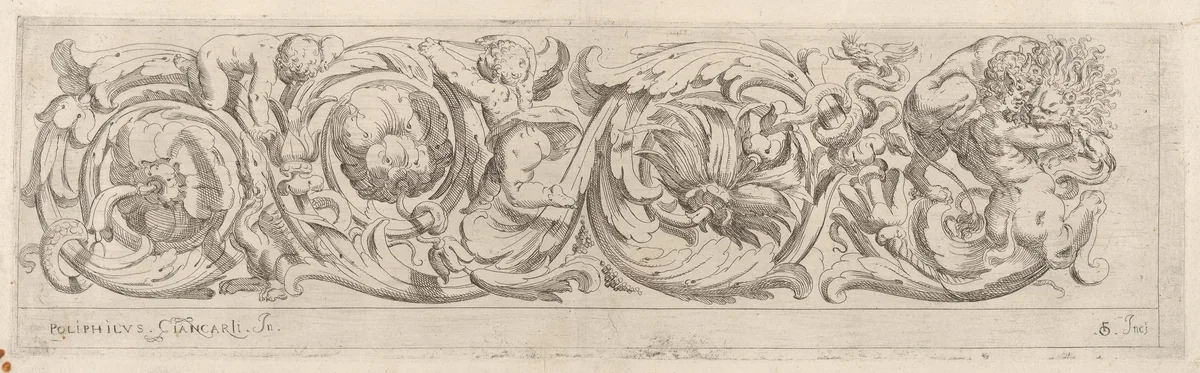 Disegni Varij di Polifilo Zancarli (Friezes) by Polifilo Giancarli, print, 1620-1630