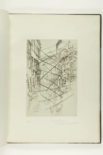 Quiet Canal by James McNeill Whistler, print, 1879-1880