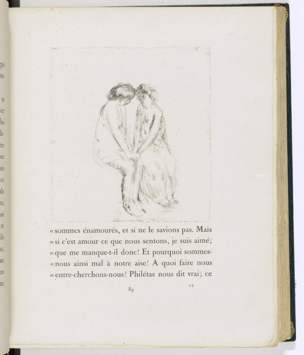 In-text plate (page 89) from Daphnis et Chloé by Pierre Bonnard, illustrated book, 1902