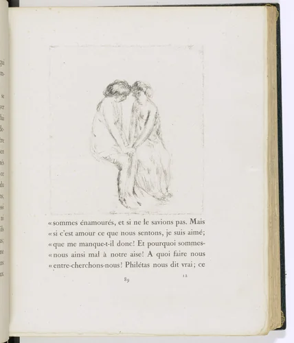 In-text plate (page 89) from Daphnis et Chloé by Pierre Bonnard, illustrated book, 1902