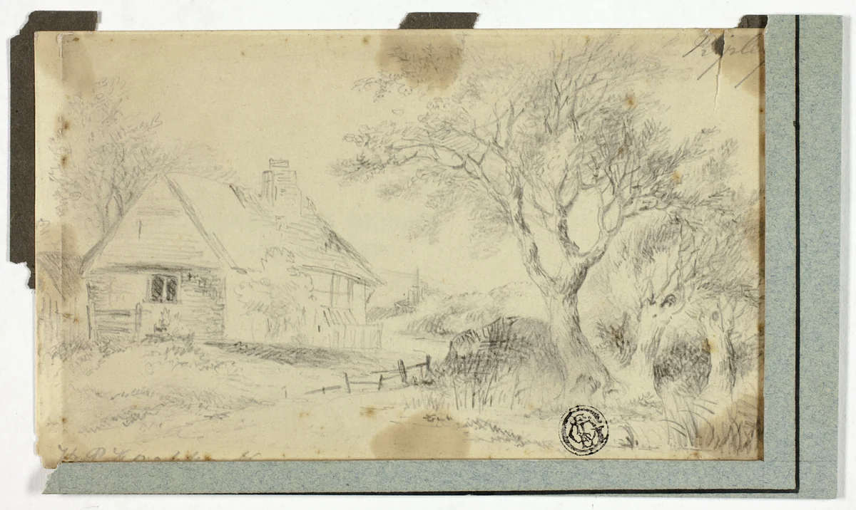 Pepley by Hendrik Pieter Koekkoek, drawing, 1872-1883