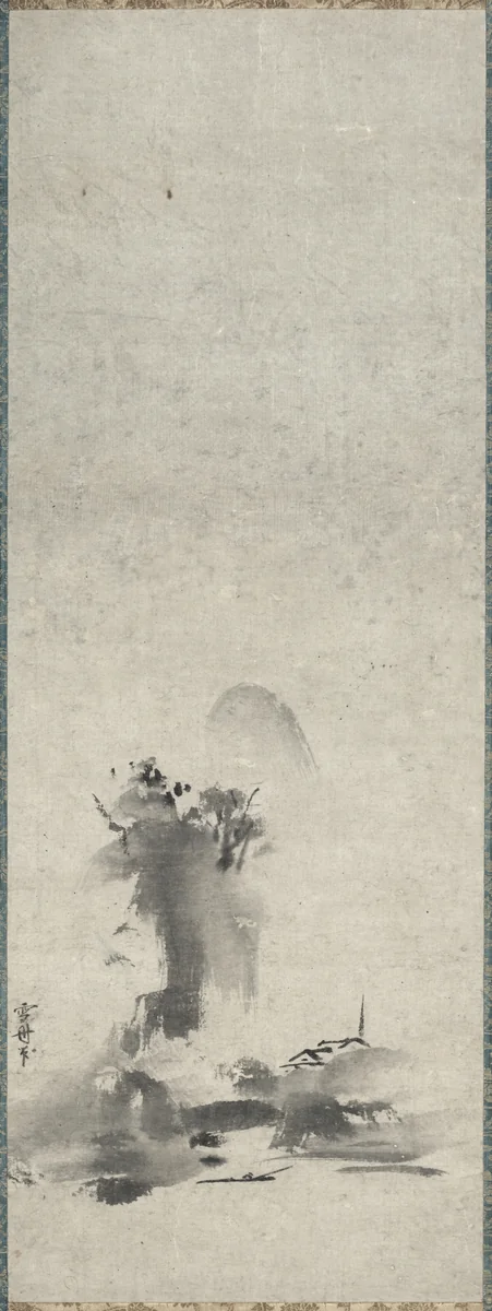 Haboku, Splashed Ink Landscape by Sesshū Tōyō (雪舟等楊), painting, 1440-1506