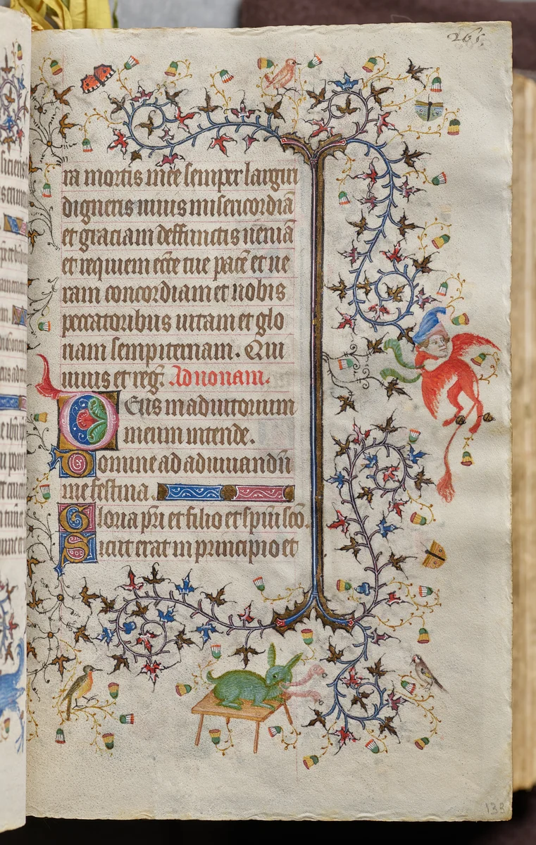 Hours of Charles the Noble, King of Navarre (1361-1425): fol. 133r, Text by Master of the Brussels Initials and Associates, book, 1400-1410