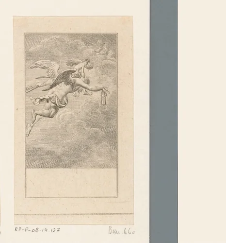 Chronos sluit het jaar af by Daniel Nikolaus Chodowiecki, print, 1779