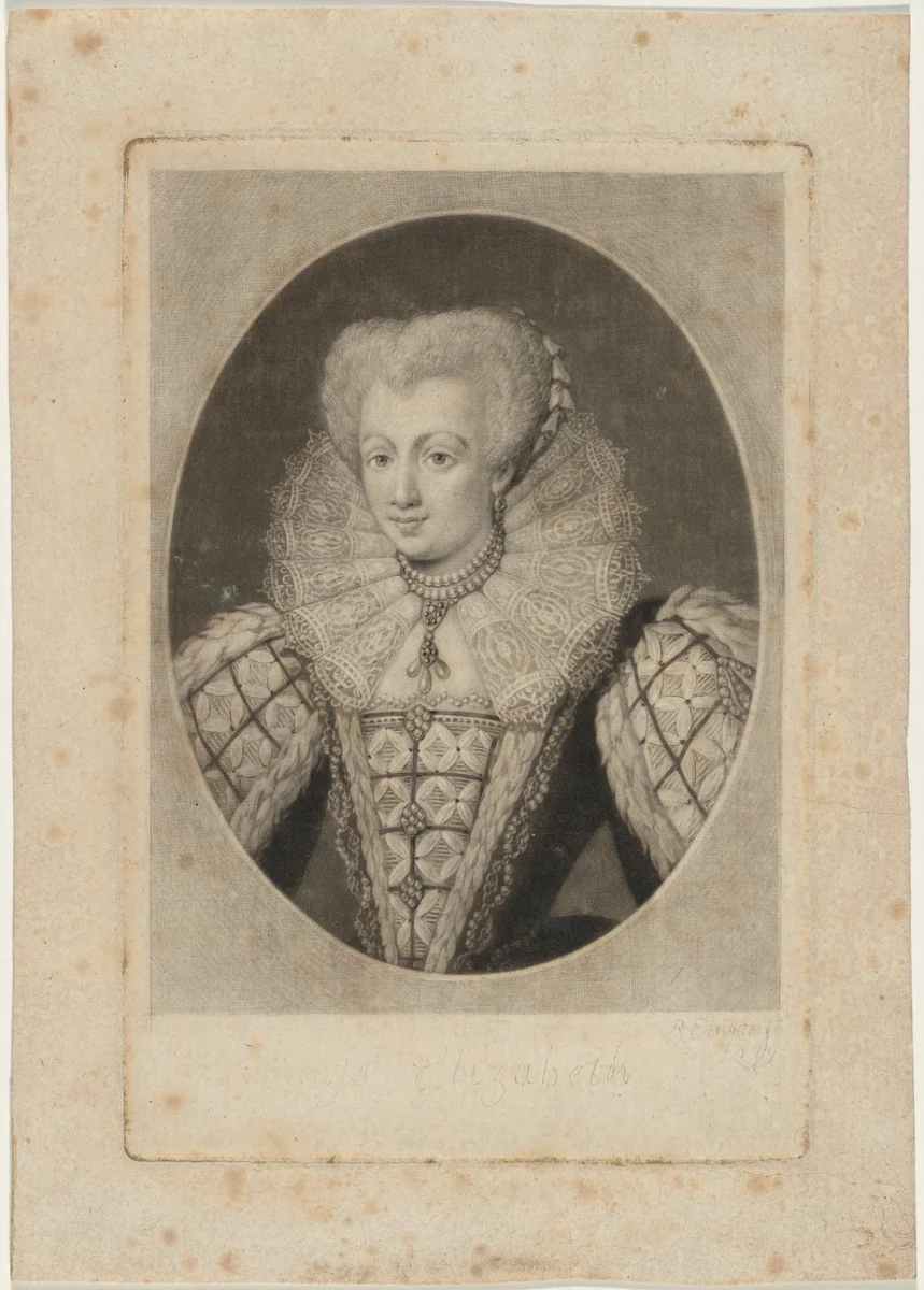 Princess Elizabeth by Richard Earlom, print, 1743-1822