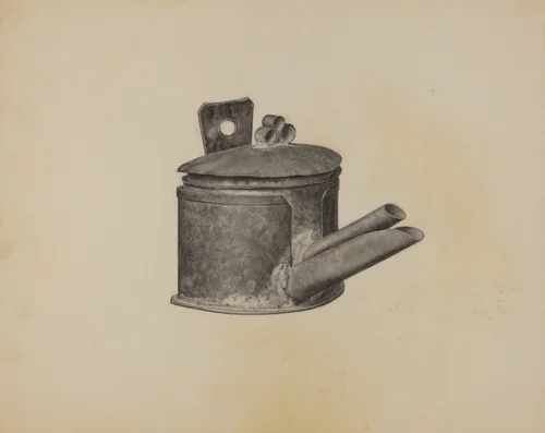 Spout Lamp by Helen Hobart, index of american design, 1940