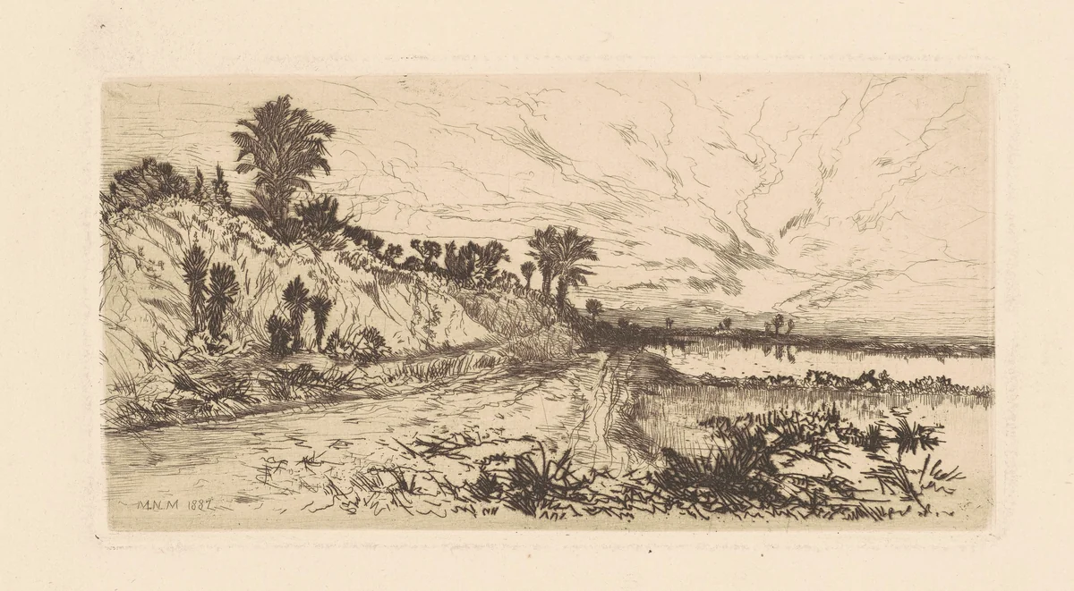 Point Isabel, Florida by Mary Nimmo Moran, print, 1887