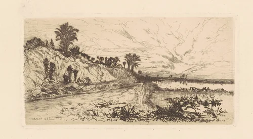 Point Isabel, Florida by Mary Nimmo Moran, print, 1887