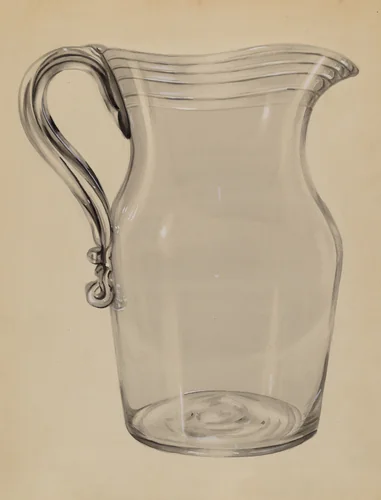 Water Pitcher by John Tarantino, index of american design, 1936