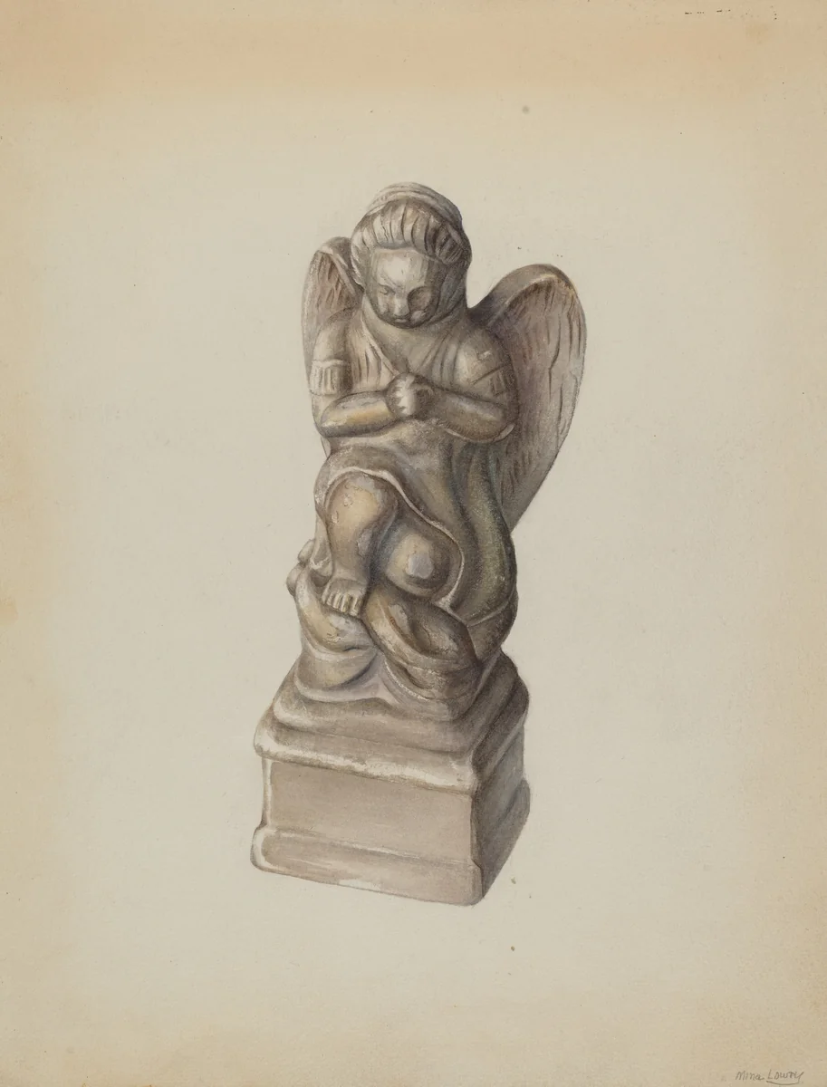 Figurine by Mina Lowry, index of american design, 1937