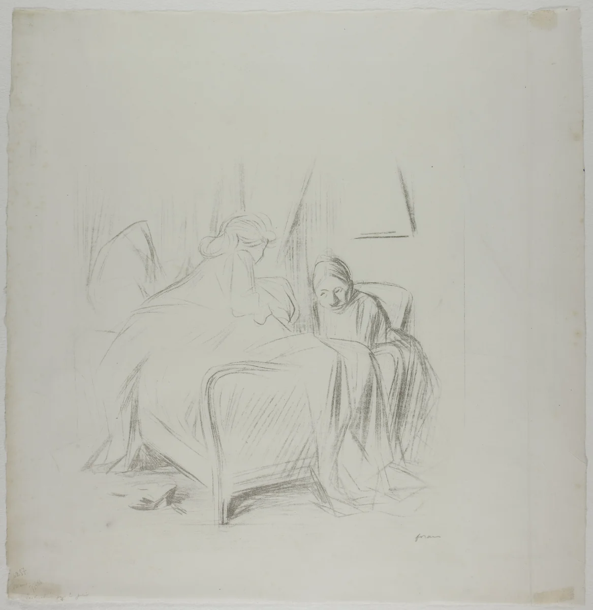 Instructions for the Day by Jean-Louis Forain, print, 1895-1905