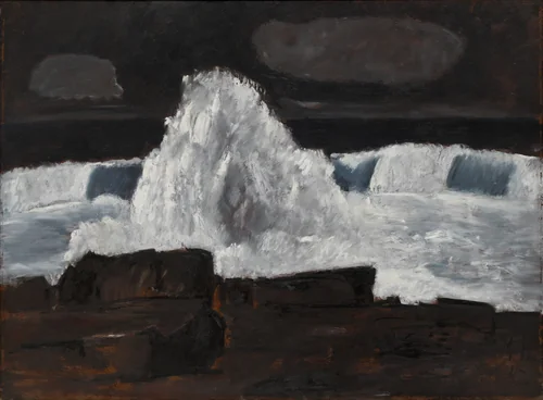 Evening Storm, Schoodic, Maine by Marsden Hartley, painting, 1942